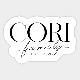 Cori Family EST. 2020, Surname, Cori Sticker